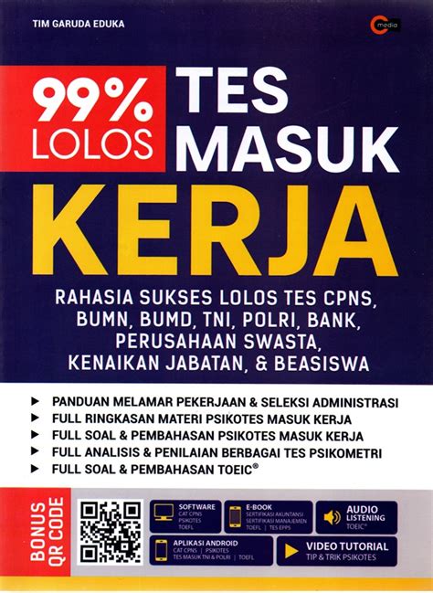 Jual Buku 99 Lolos Tes Masuk Kerja Karya Tim Garuda Eduka Toko Buku