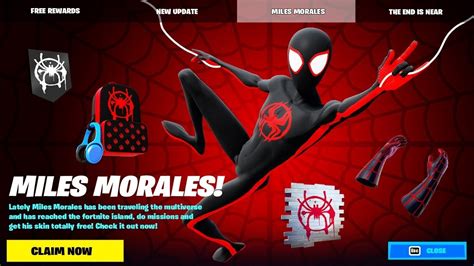 Recompensas Miles Morales Na Loja De Itens No Fortnite Capitulo