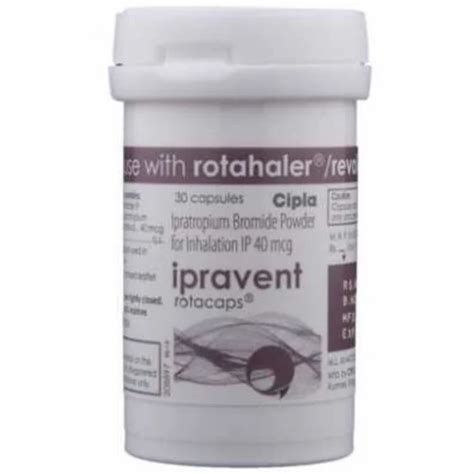 Ipravent Rotacaps Ipratropium For Hospital Cipla At Rs Pack