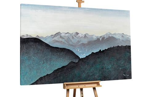 Commander Peinture L Huile Resting Mountains Kunstloft