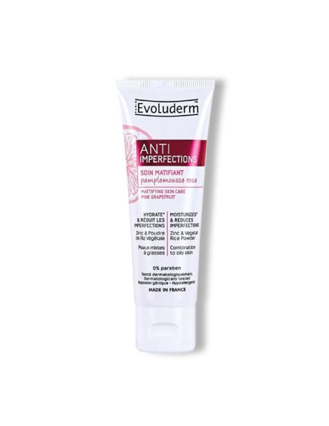 Evoluderm Soin Matifiant Anti Imperfections Ml