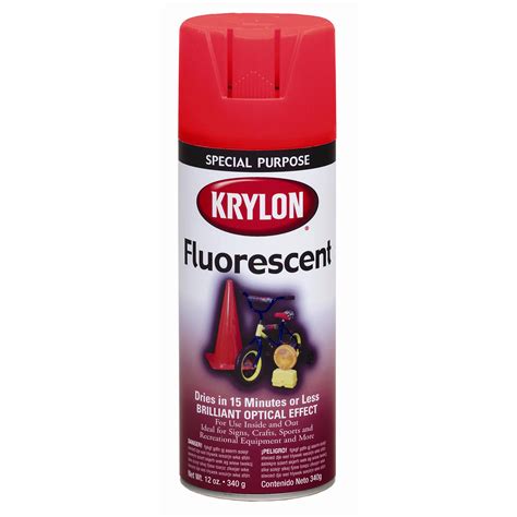 Krylon Fluorescent Paint Red Orange Tools Painting And Supplies