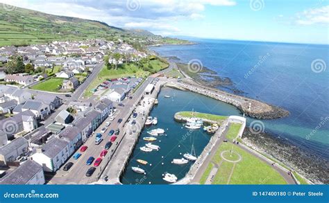 Ballycastle Harbour and Marina, Co. Antrim Northern Ireland Stock Photo ...