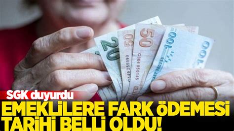 Emeklilere Fark Demesi Tarihi Belli Oldu Habervakti Son Dakika