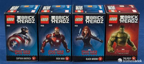 LEGO BrickHeadz Marvel characters [Review] - The Brothers Brick | The ...