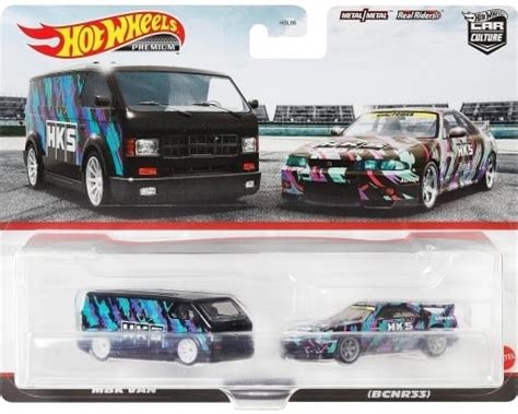 Minicar Hot Wheels Premium Packs Nissan Skyline GT R BNCR MBK Van HKF Toy