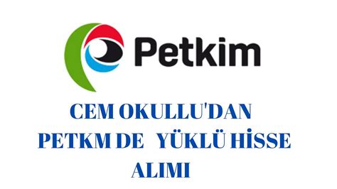 Petkim De Cem Okullu Hisse Al M Na Devam Ediyor Petkm Youtube