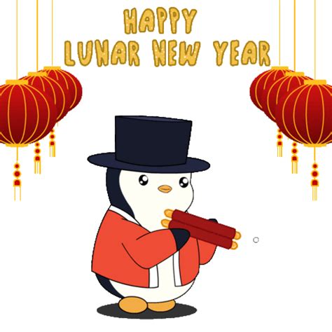 Happy Chinese New Year Sticker By Pudgy Penguins