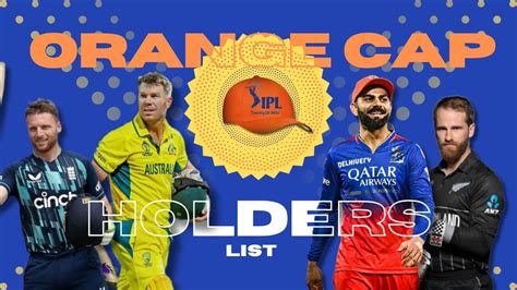 Ipl Orange Cap Holders Complete List From Ipl History On