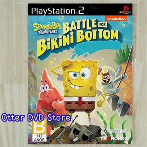 Jual Kaset Game PS2 PS 2 SpongeBob SquarePants Battle For Bikini