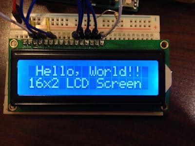 LCD (Liquid Crystal Display) - Hackster.io