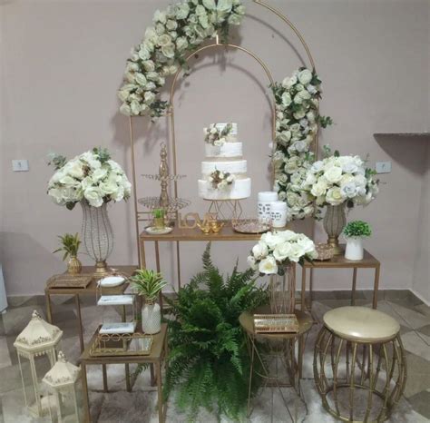 Decora O Casamento Dourado E Branco Loca O Elo