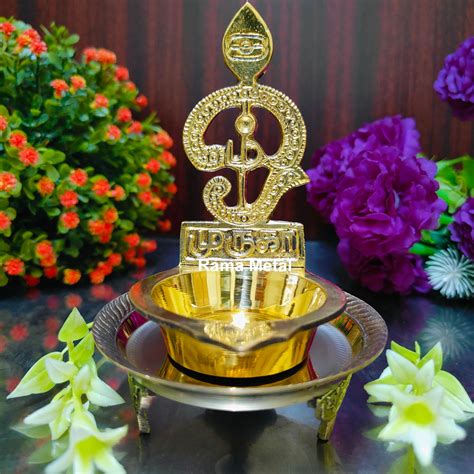 Buy Jds Puja Articles By Sengems Brass Kubera Vilakku With Stand