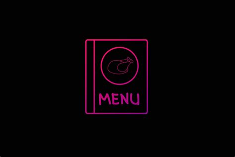 Food Icon Menu Gradient Graphic By Yellowhellow · Creative Fabrica