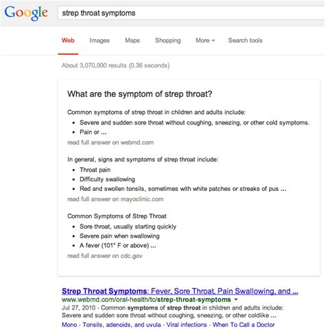 Google's Knowledge Graph For Health Results Get Scary
