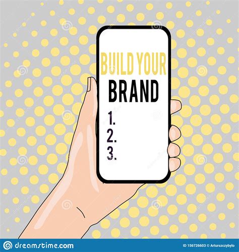 Conceptual Hand Writing Showing Build Your Brand Business Photo Text