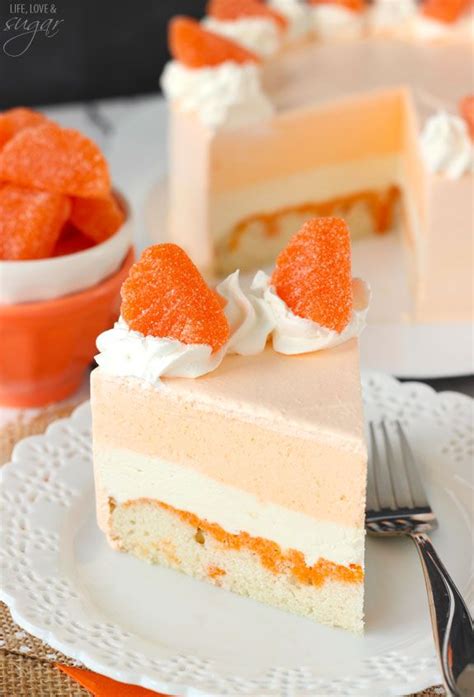 Orange Creamsicle Ice Cream Cake Homemade Orange Ice Cream Cake