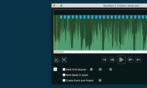 Fcpx音频节拍卡点自动标记工具中文插件 Beatmark 2 使用教程 爱卖酷后期