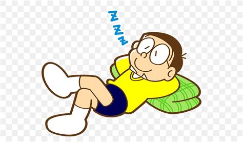 Nobita Nobi Doraemon Illustration Sleep Image Png 600x480px Nobita