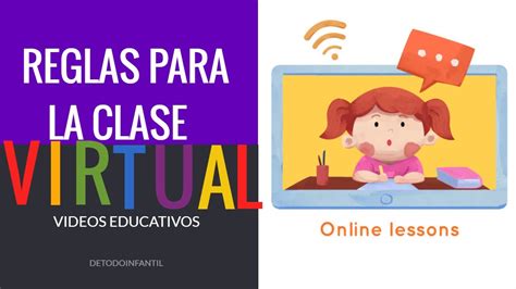 Reglas Para Las Clases Virtuales Para NiÑos Youtube