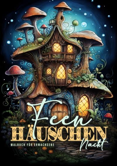 Feen Häuschen Nacht Malbuch für Erwachsene von Monsoon Publishing