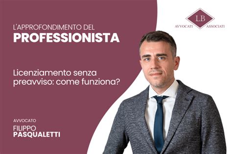 Licenziamento Senza Preavviso Come Funziona