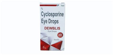 Cyclosporine Eye Drops Packaging Type Box At Rs Piece In Sas