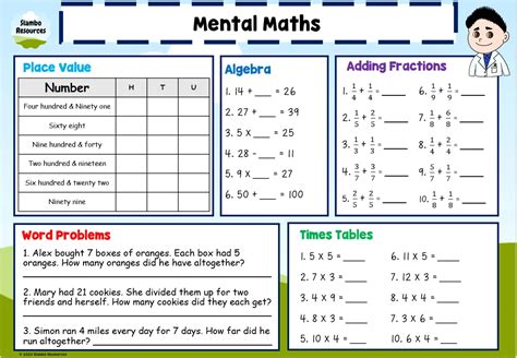 Mental Maths Worksheets For Grade Edu Svet Gob Gt