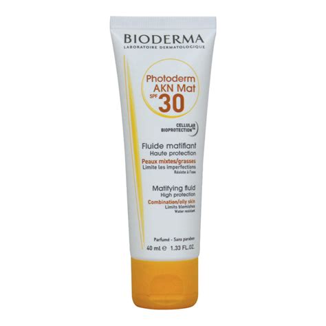 Buy Bioderma Photoderm Akn Mat Spf30 Fluid 40ml Online In Uae Sharaf Dg