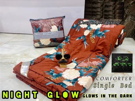 BEDCOOUTURE Printed NIGHT GLOW SINGLE BED COMFORTER At Rs 640 Piece In