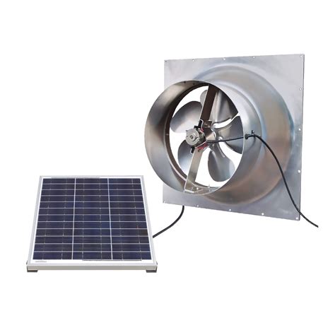 Natural Light Gable Mount Solar Attic Fan Roofing Direct