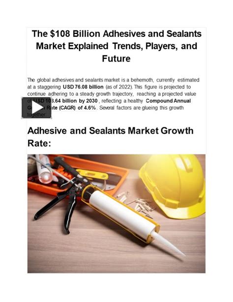 Ppt Adhesive And Sealants Market Powerpoint Presentation Free To