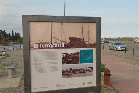 Se realizó la instalación de cartelería con datos históricos en la zona