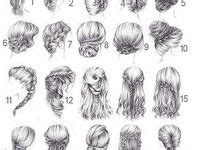 72 Melhor Ideia De Desenho De Cabelo Feminino Desenho De Cabelo