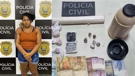 Mulher é Presa Por Tráfico Com Droga Escondida Dentro De Garrafa De