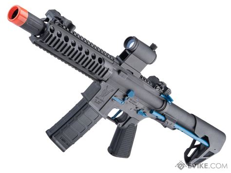 King Arms M Pdw Sbr Airsoft Aeg Rifle Color Grey Blue Long