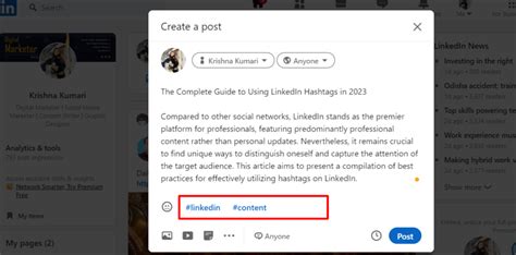 The Complete Guide To Using Linkedin Hashtags Updated Eduhint