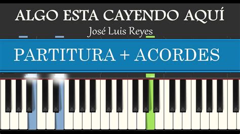 Algo esta cayendo aquí - PIANO TUTORIAL FÁCIL + PARTITURA PDF & ACORDES Chords - Chordify