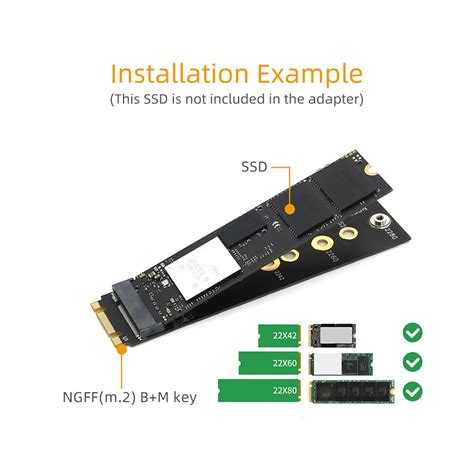 Neue Version M Ngff Key B M Auf Key M Adapter F R Pci E Bus Ssd