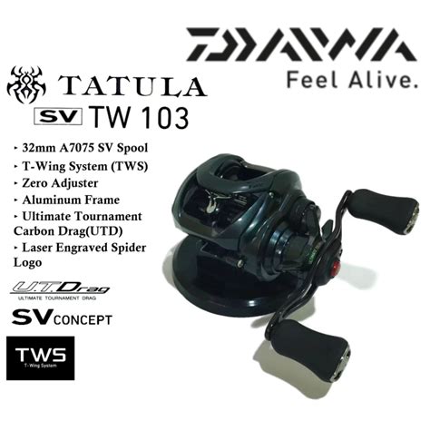 DAIWA 20 TATULA SV TW BAITCASTING BC REEL Lazada