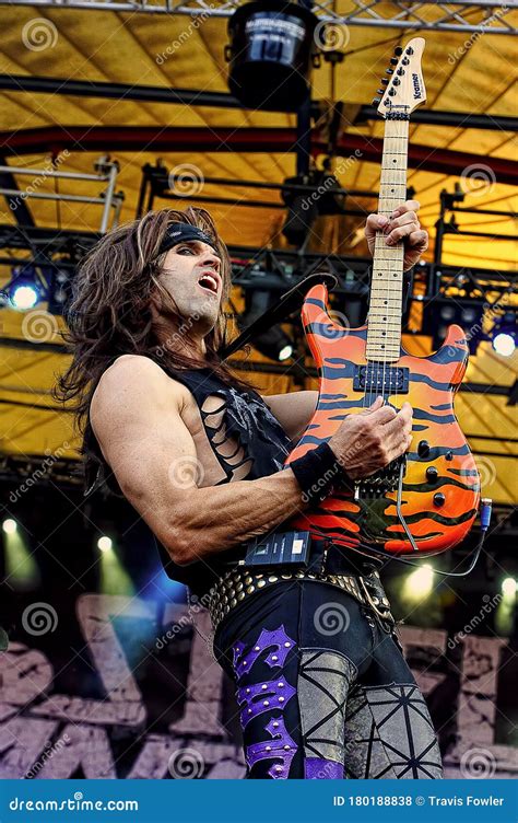 Satchel Of Steel Panther Performing Live At Metalfest Germany Editorial