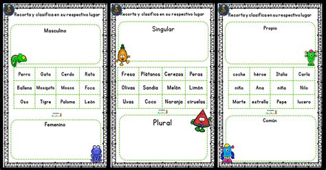 Ejercicio Interactivo De Singular Y Plural Para 2º Primaria Puedes⚛