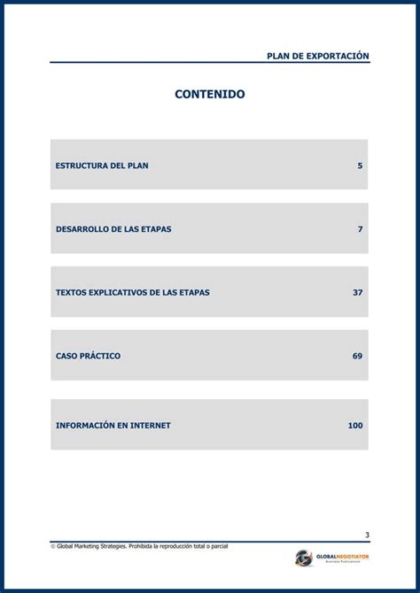 PLAN DE EXPORTACIÓN Guía Práctica y Ejemplo PDF