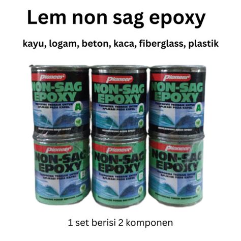 Jual Lem Non Sag Epoxy Pioneer Lem Kayu Logam Beton Kaca Fiberglass