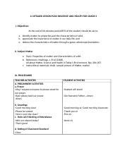 Grade Pdf Prototype And Contextualized Daily Lesson Plans In Grade