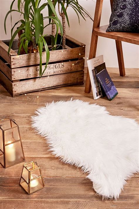 Faux Fur Animal Rug | Urban Outfitters UK