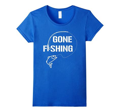 Funny Fishing T Shirt – Gone Fishing-Men-Women-4LVS – 4loveshirt