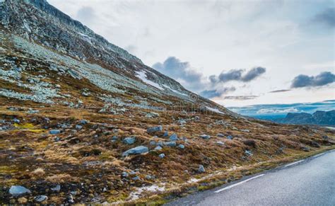 The Scandinavian Mountains in Norway and the Region of Telemark Stock ...