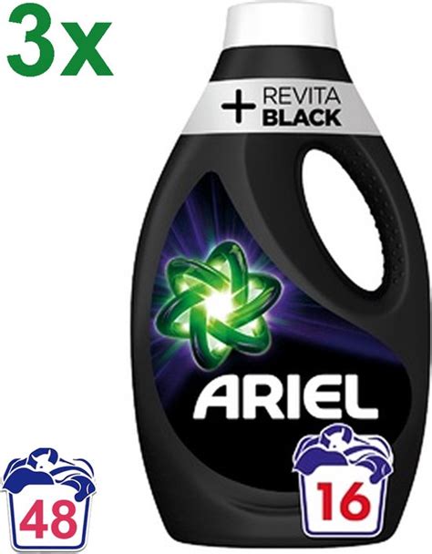 Ariel RevitaBlack Vloeibaar Wasmiddel 2640ml 48 Wasbeurten