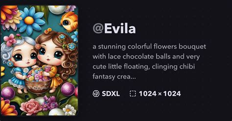 A Stunning Colorful Flowers Bouquet With Evila On Stablecog